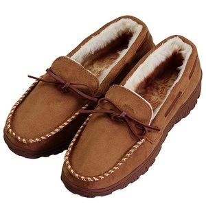 Men’s memory foam slippers moccasins
